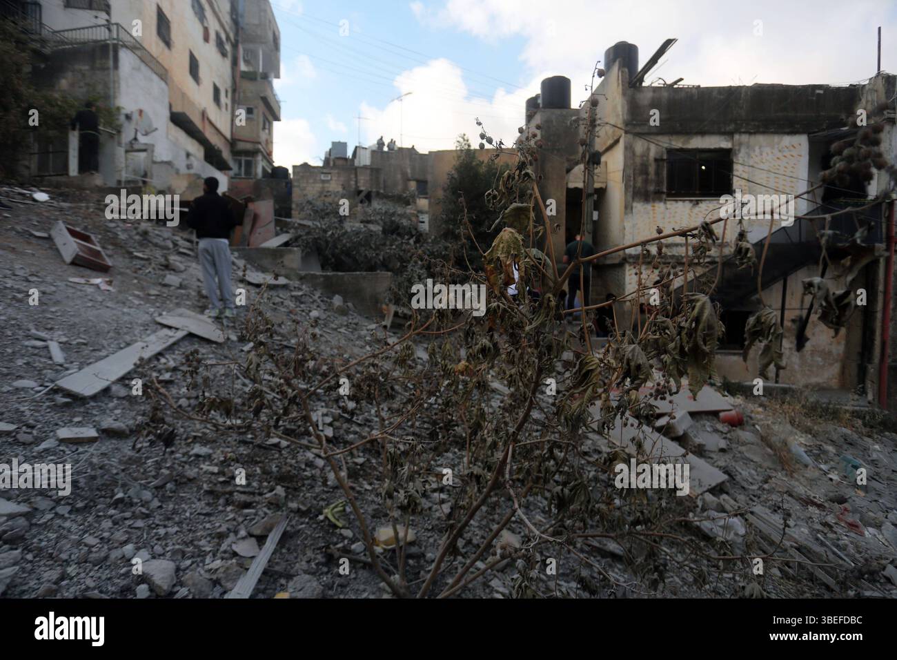 Israeli soldiers are deployed during a military operation in the West ...