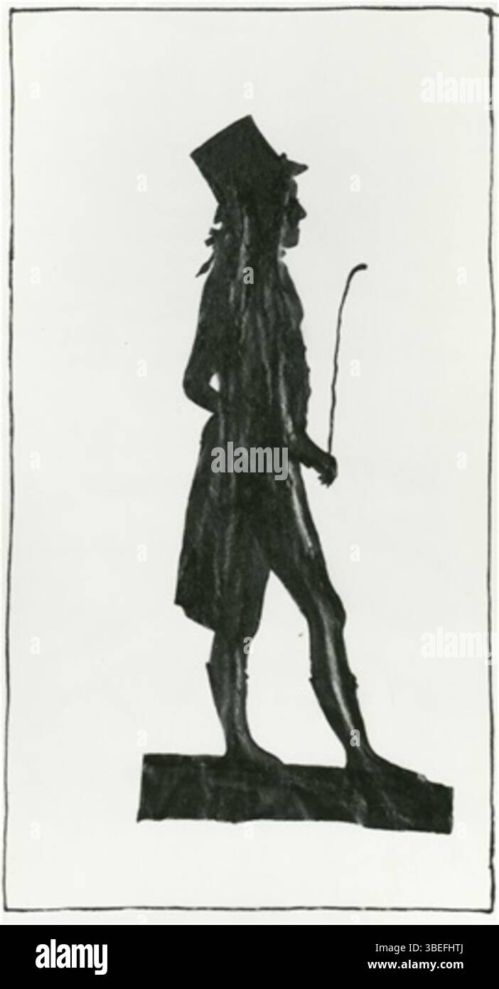 Silhouette of Peter Hermann Abbestée Stock Photo - Alamy, image size:702x1390