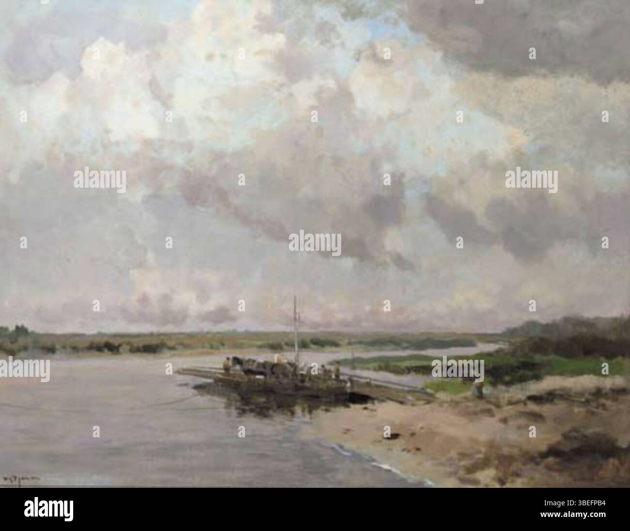 Wessem This image shows a ferry operating in Wessem, a town in Limburg ...