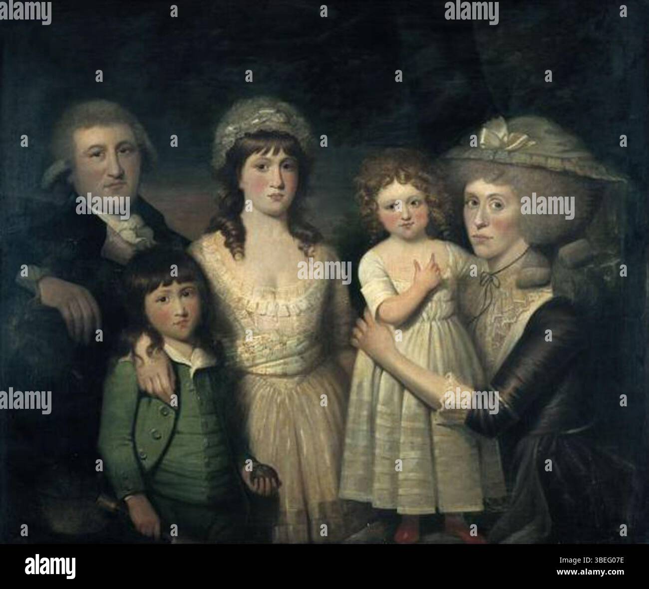 Theft Portrait Example This group portrait by Henry Singleton, painted on January 2, 1786 ...