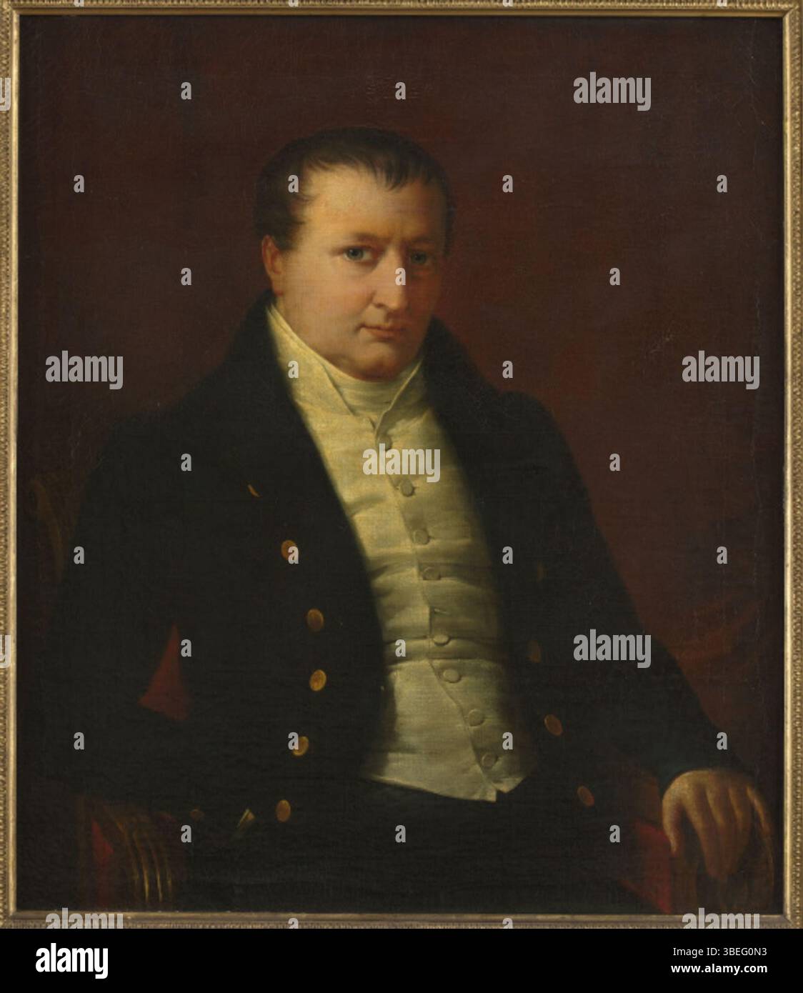 This 1832 portrait by Innocent-Louis Goubaud shows Joseph Bonaparte ...