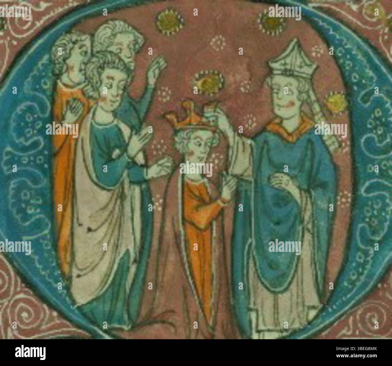 A late 13th-century illumination from the manuscript Histoire d'Outre ...