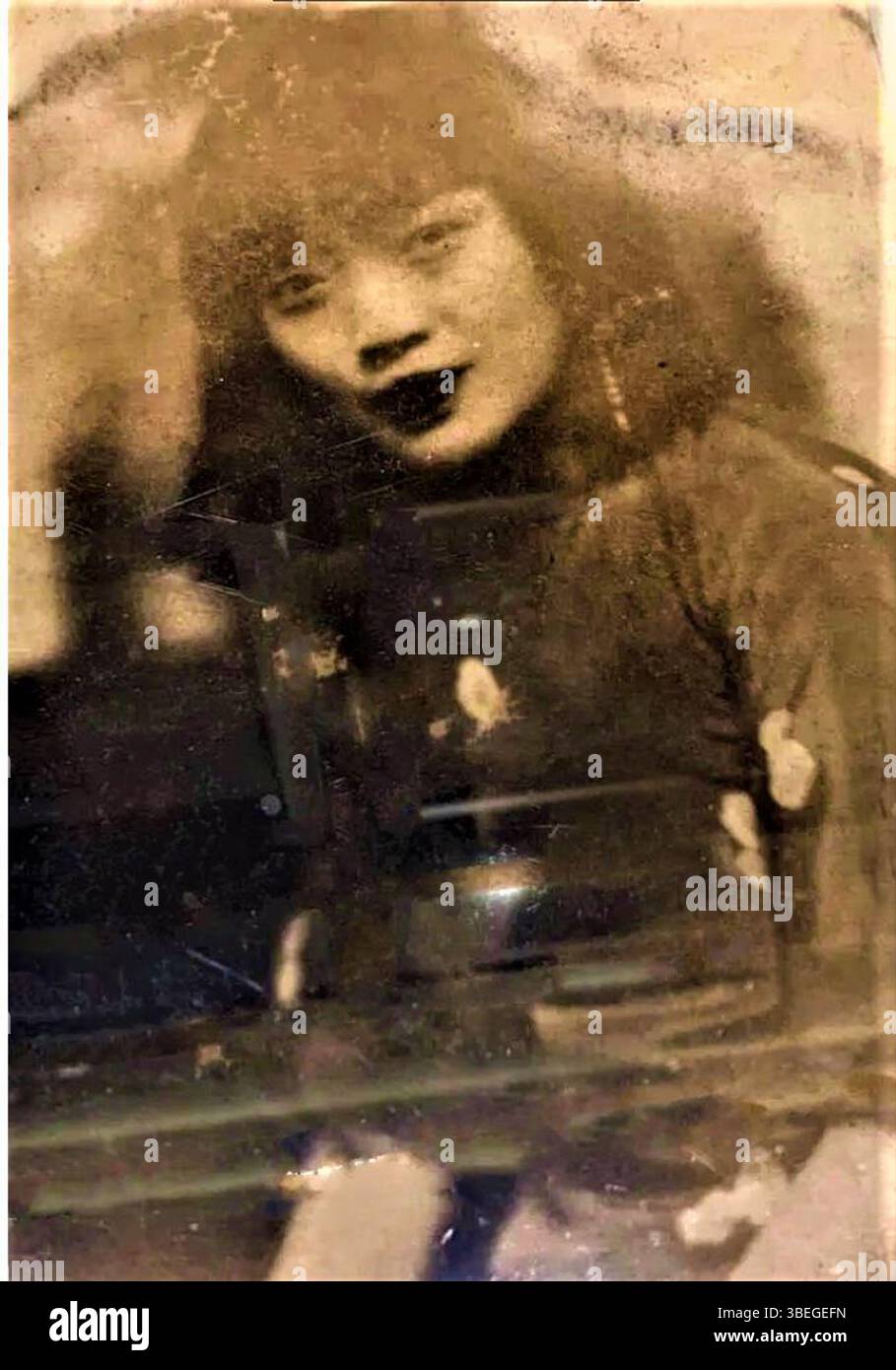 Photographic portrait of Wanrong, Empress consort of the last Emperor ...
