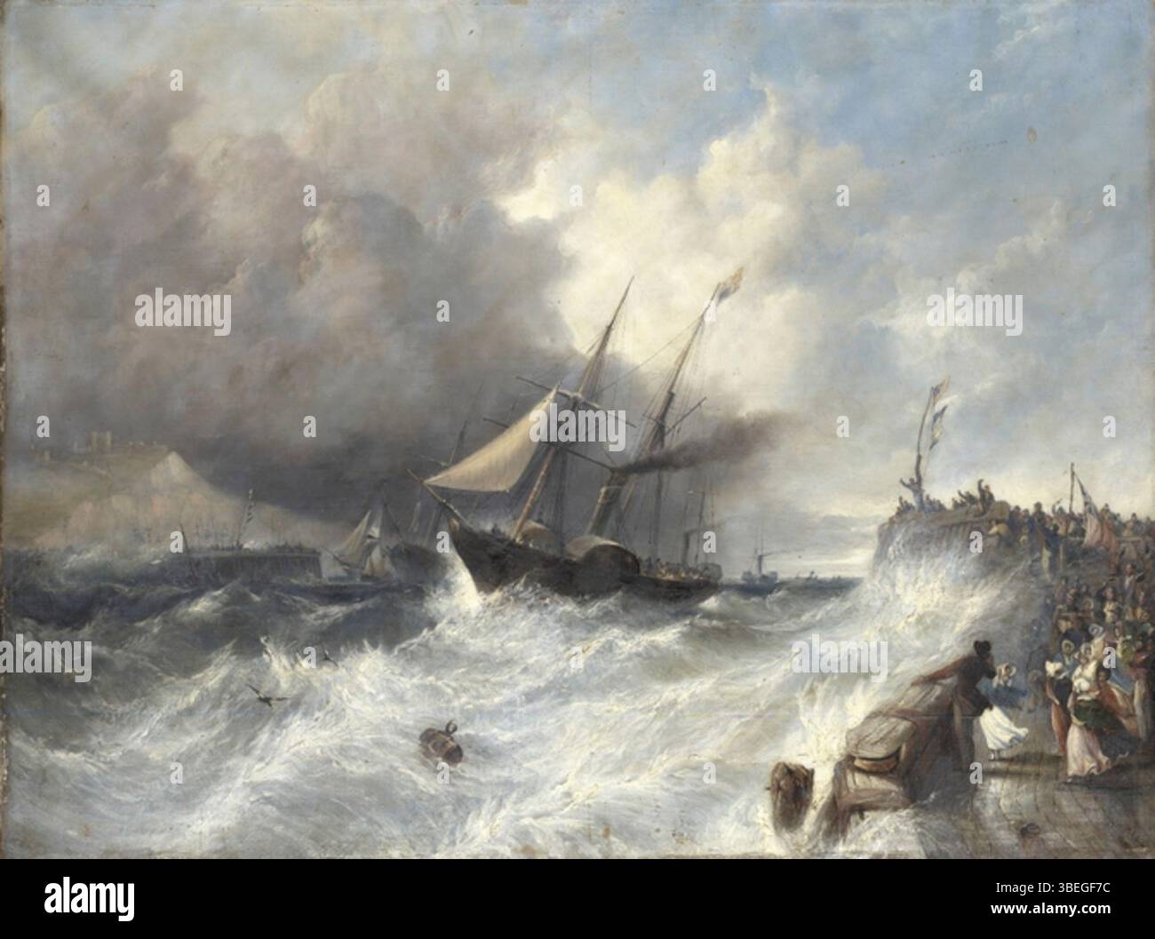 Painted in 1840 by William Adolphus Knell, this work depicts Prince ...