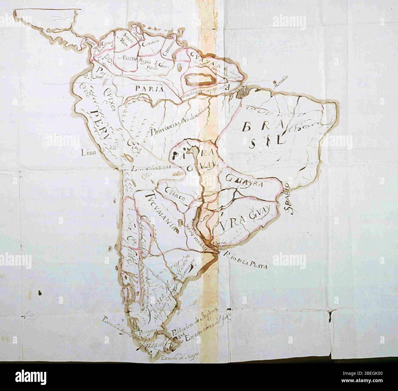 This map, accompanying a letter from Alonso de Pantoja to the Spanish ...