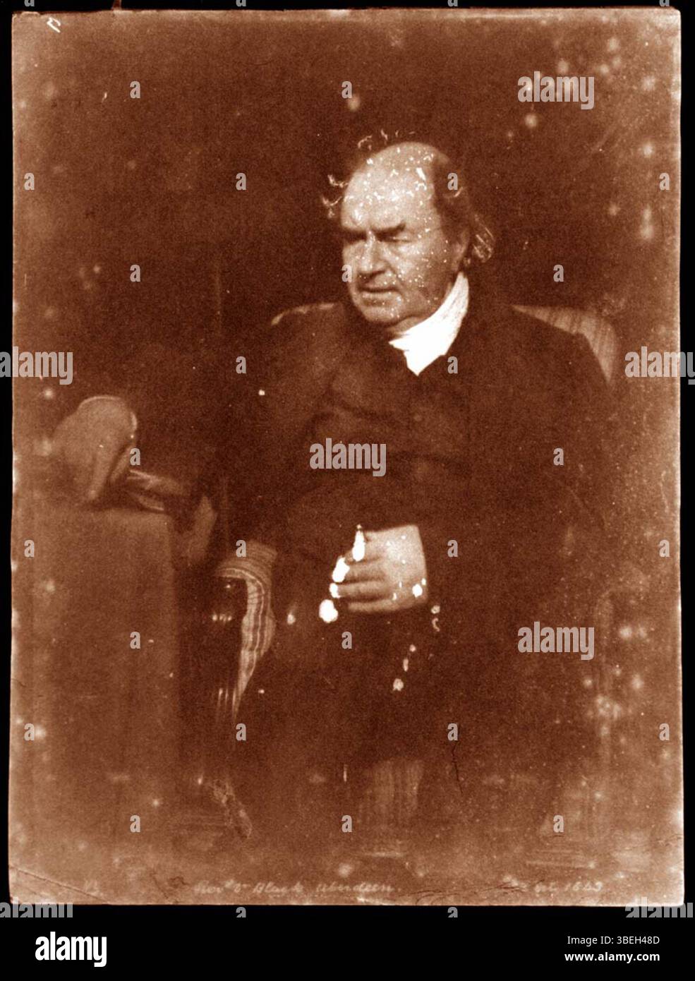 This daguerreotype of Rev. Dr. Alexander Black was taken as part of the ...