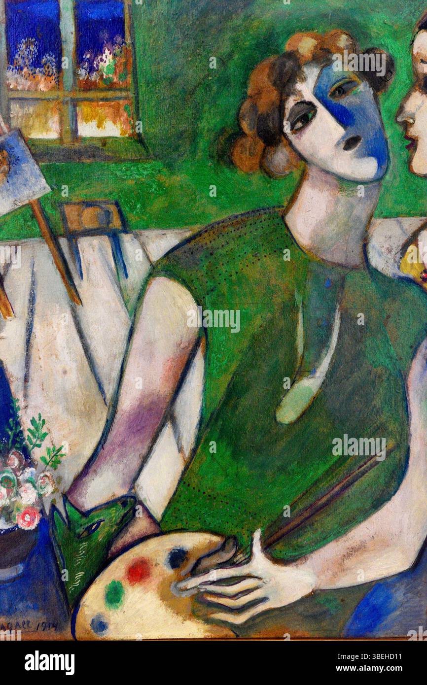 Marc chagall self portrait hi-res stock photography and images - Alamy