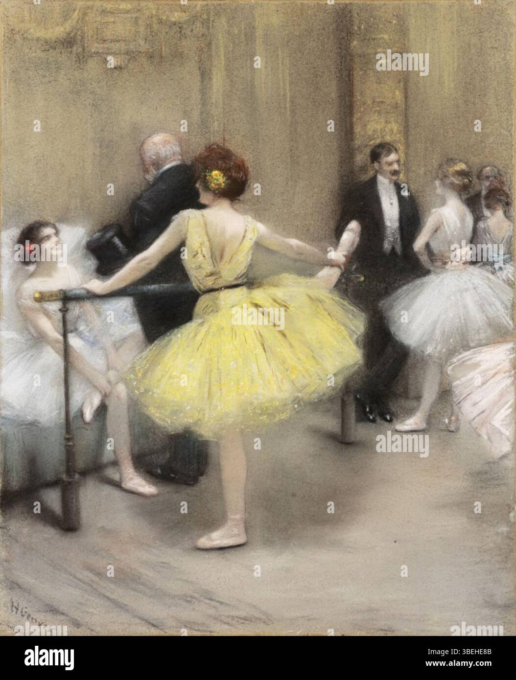 Gervex. Henri - Ballerinas Stock Photo - Alamy