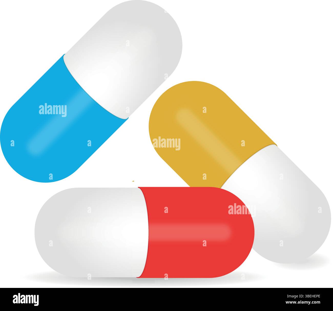 Realistic medicine capsule vector illustration Stock Vector Image & Art ...