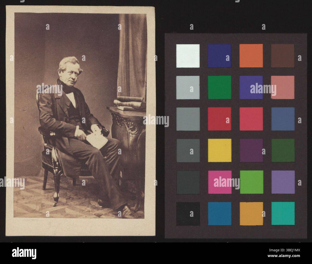 Black-and-white studio photograph of Karl Friedrich Meissner mounted on ...