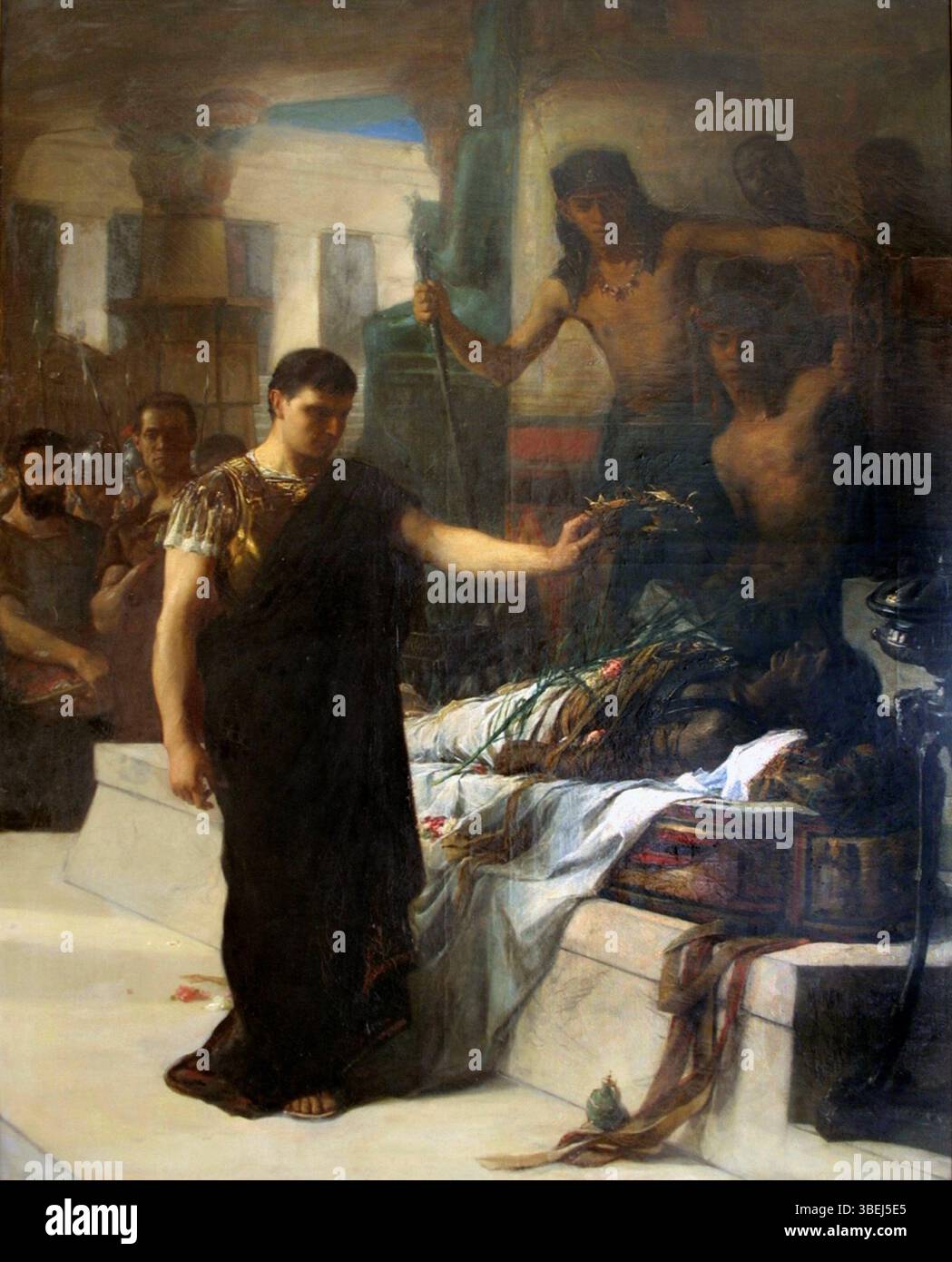 Georges Moreau de Tours’ painting ‘Auguste au tombeau d’Alexandre ...