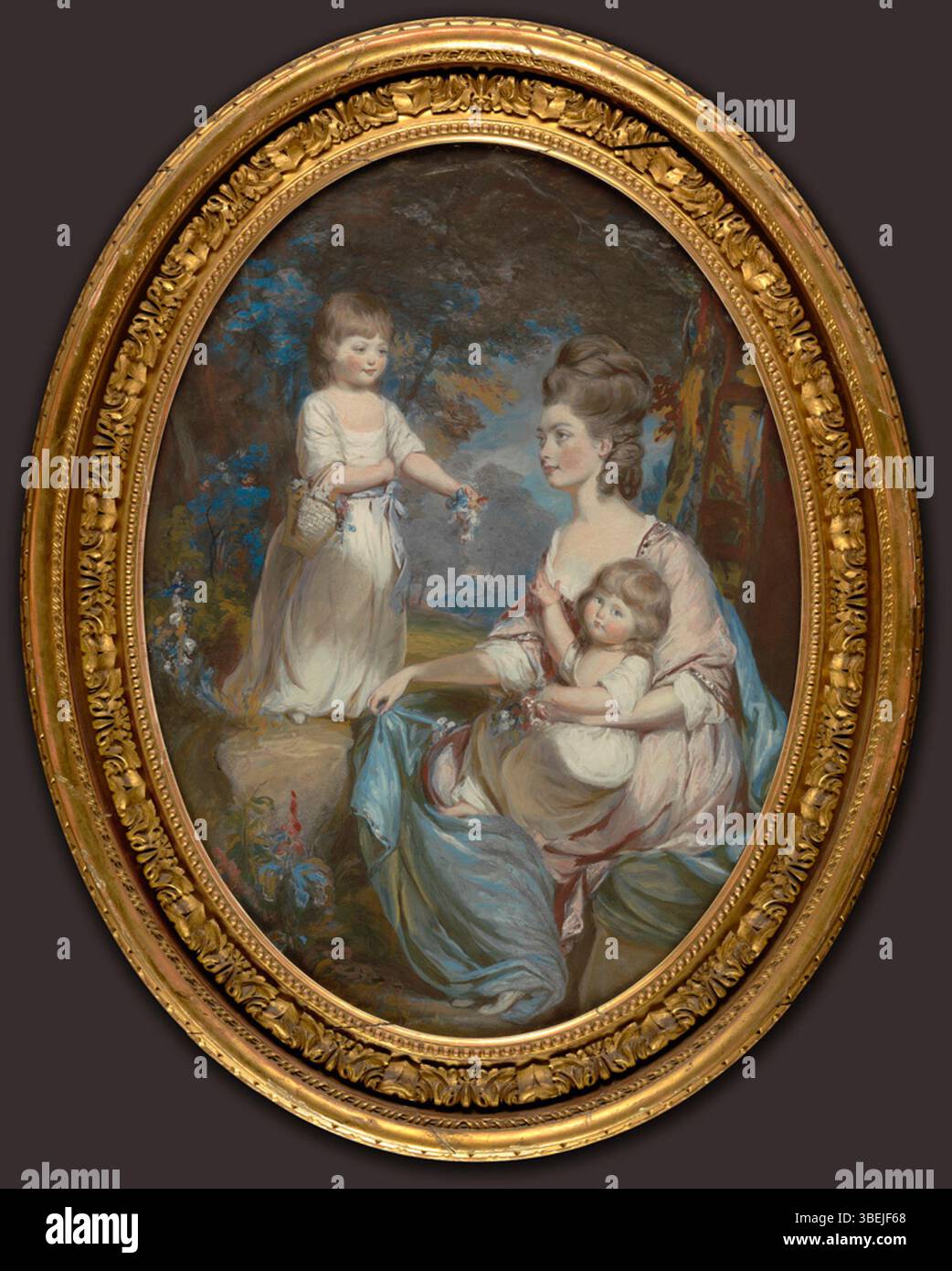 18th century family painting garden hi-res stock photography and images ...