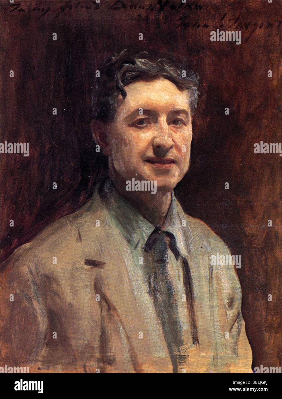 Portrait painting of Daniel J. Nolan completed in 1917 by John Singer ...