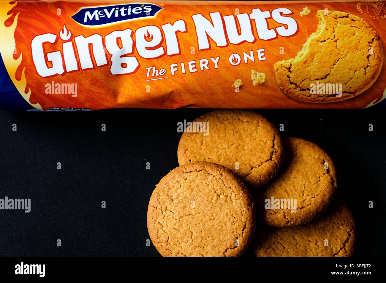 London UK May 29 2025 Packet Of Traditional McVities Spicy Ginger Nut london-uk-may-29-2025-packet-of-traditional-mcvities-spicy-ginger-nut
