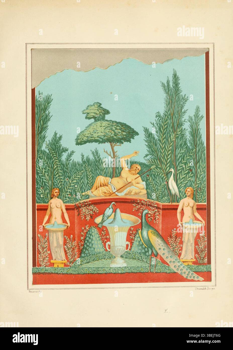 Romulus and remus fresco painting hi-res stock photography and images ...