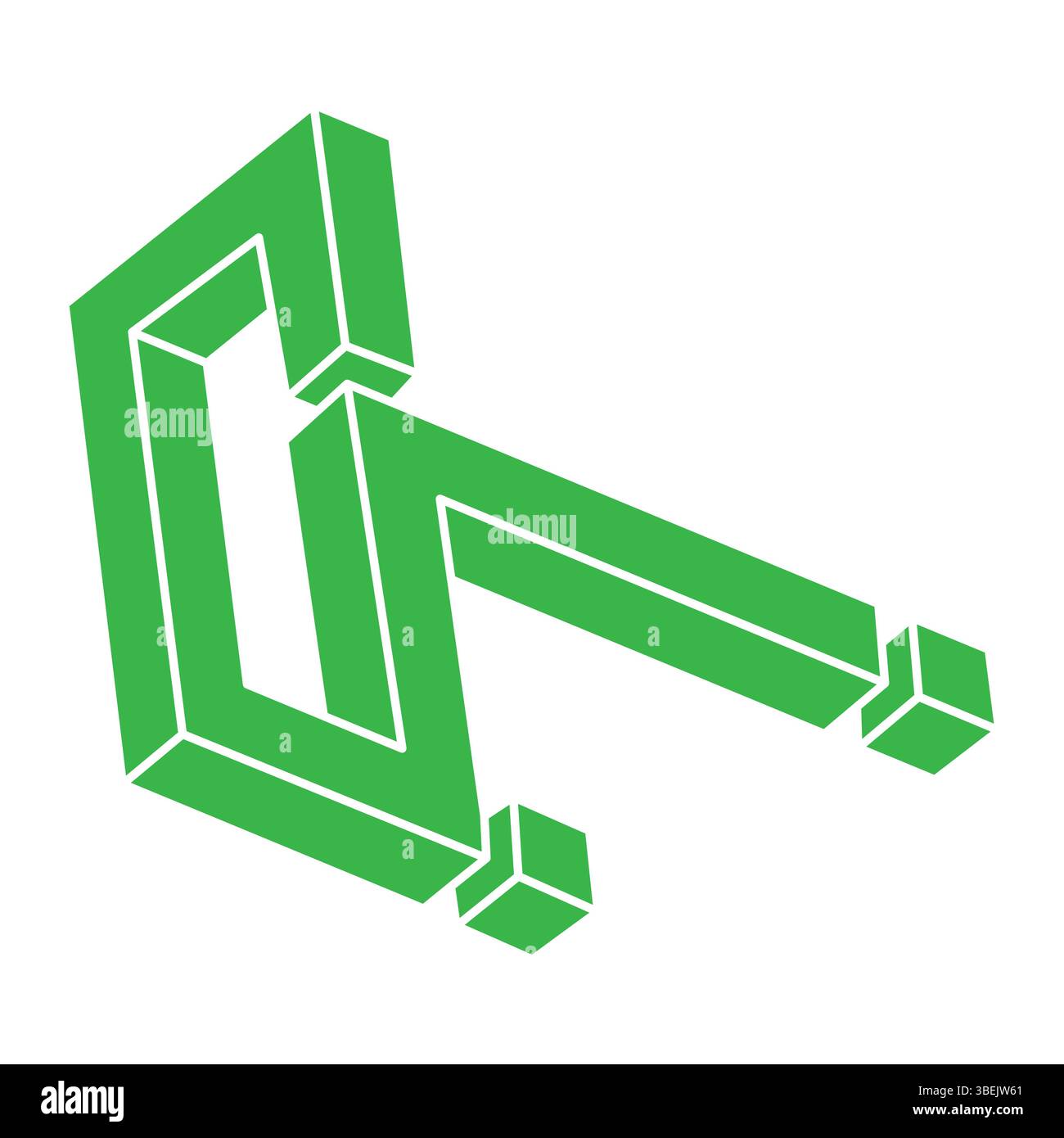 Optical illusion logo. Impossible shapes. Sacred geometry figures ...