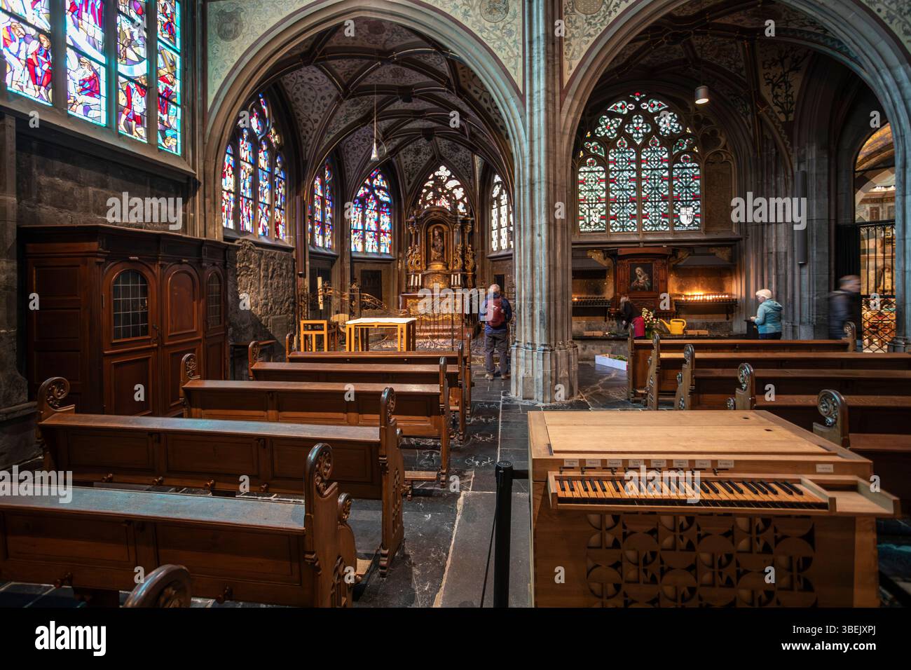 St. Nicholas Chapel in Aachen Cathedral Stock Photo