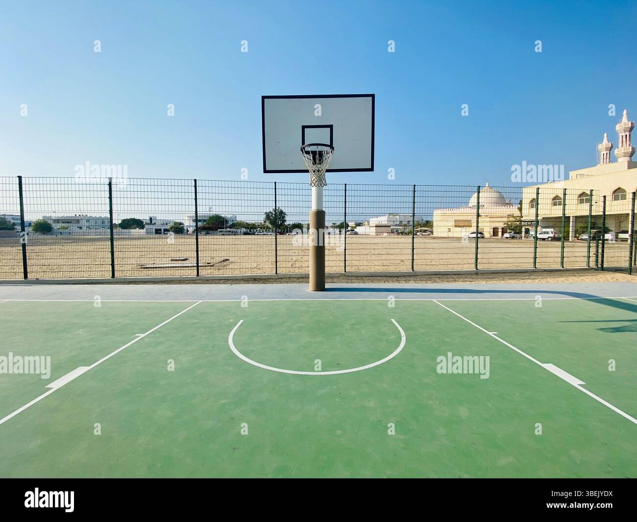 Basketball Court Dubai - Smartphone Captured Stock Image