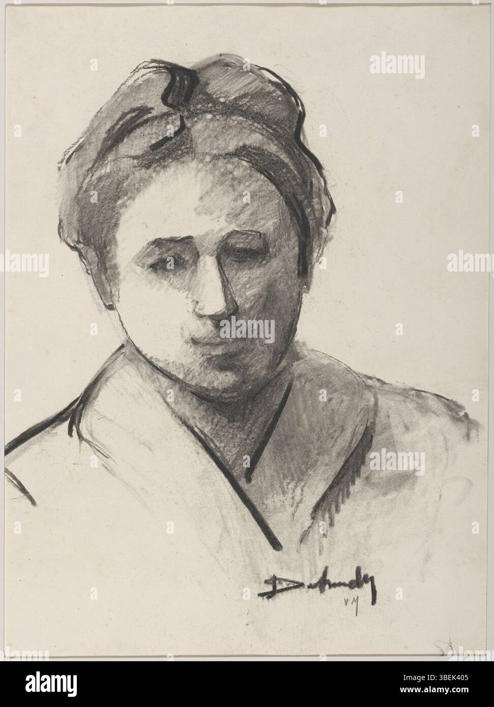 This drawing, *Camilla*, by Jan De Smedt, created in the early 20th ...