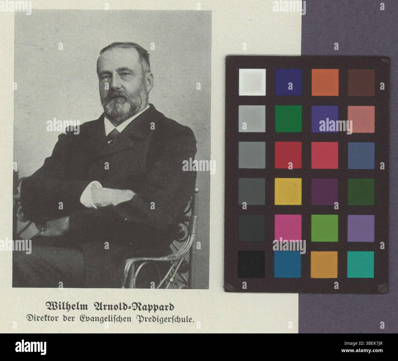 This autotype print, created around 1900, depicts Wilhelm Arnold ...