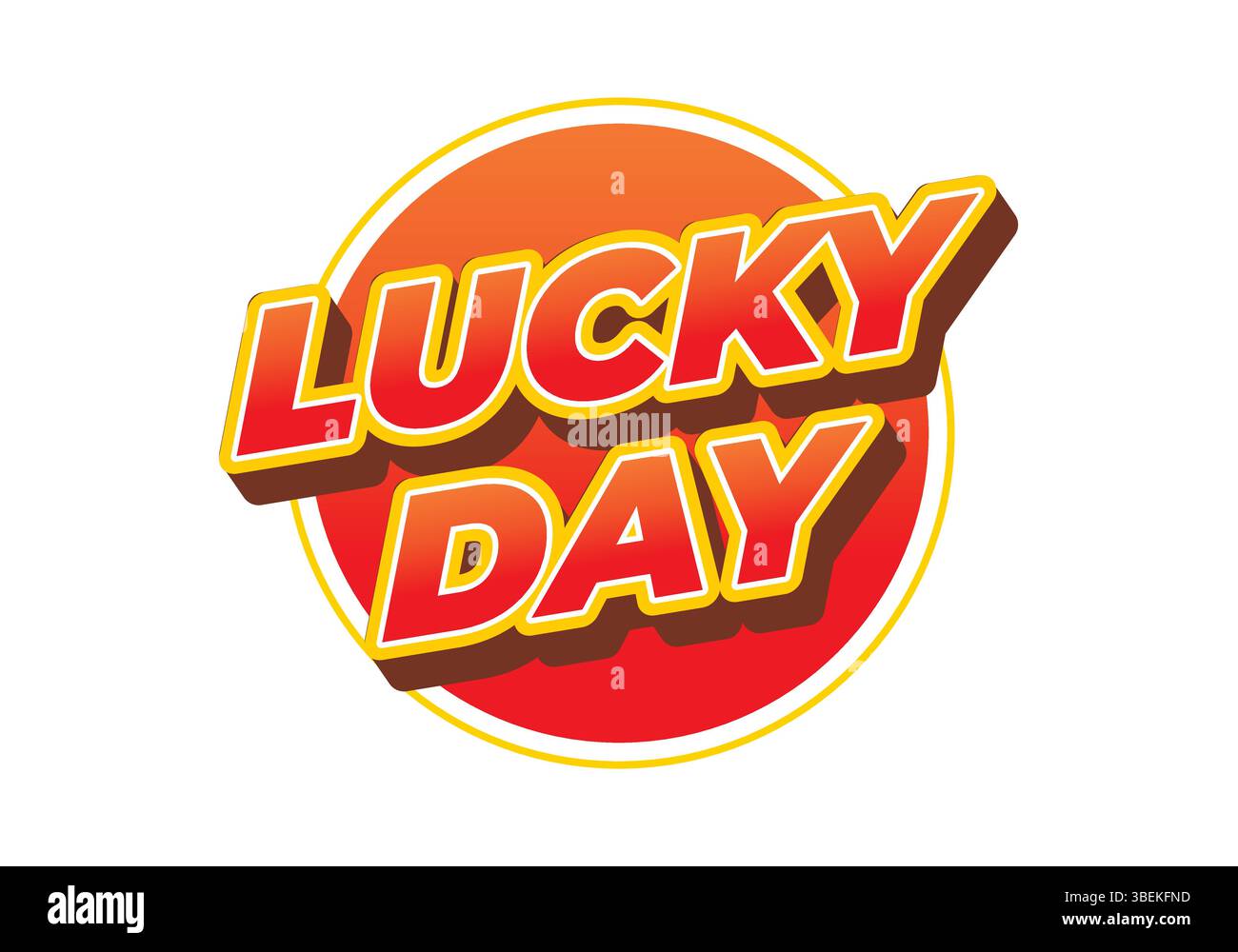 Retro comic style text with vibrant gradient color combination Stock Vector