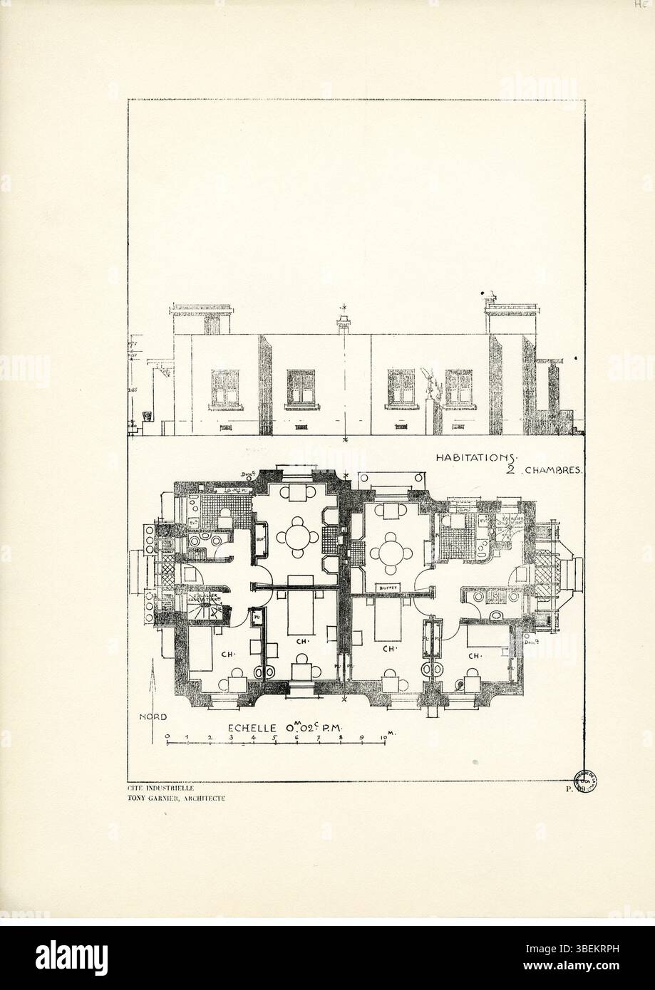 Page 99 from Tony Garnier's 1932 book 'Une Cité industrielle