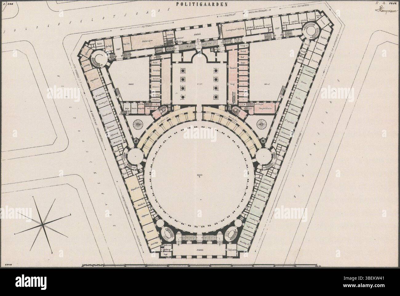 Neoclassical architecture sketch hi-res stock photography and