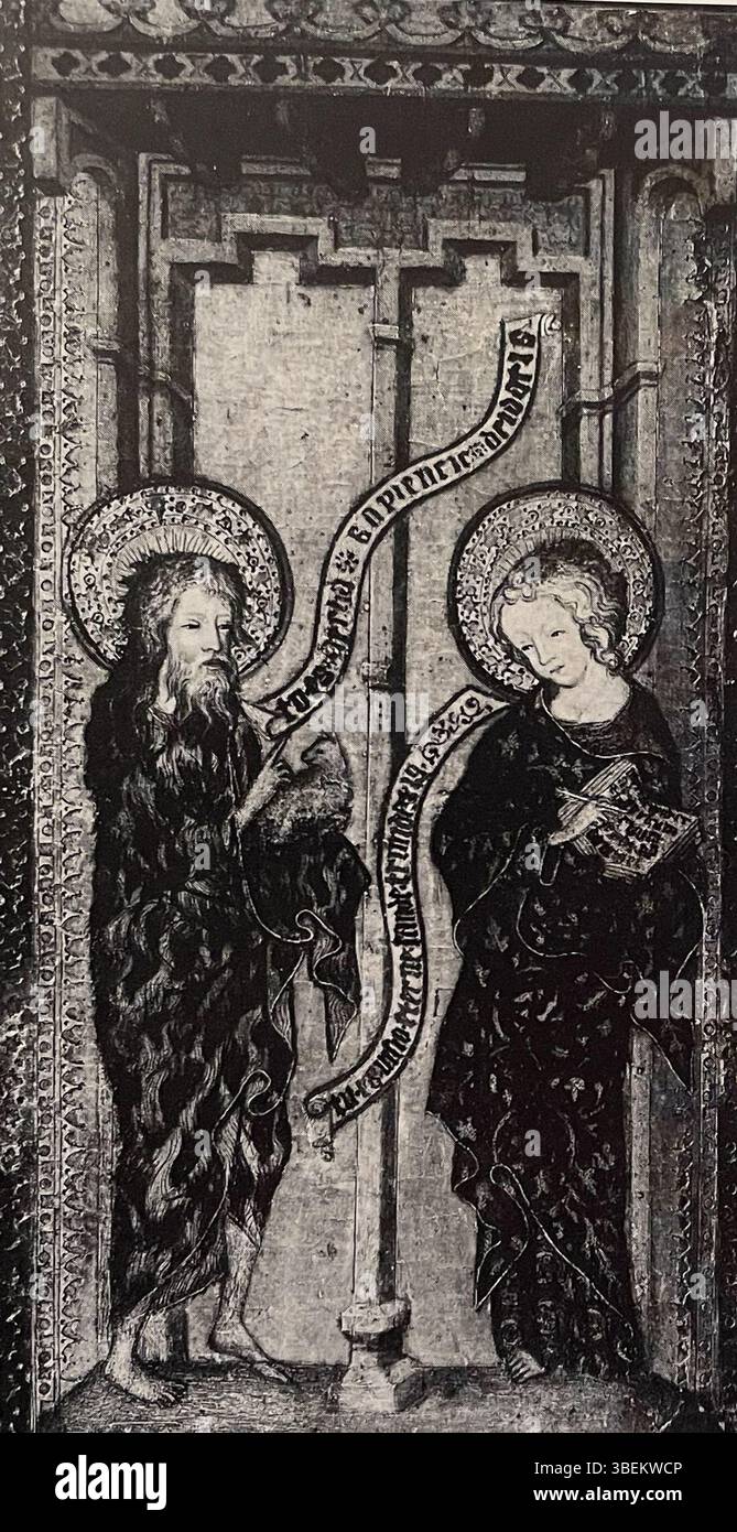 A Late Medieval Painting From The Nuremberg Master Depicting St John