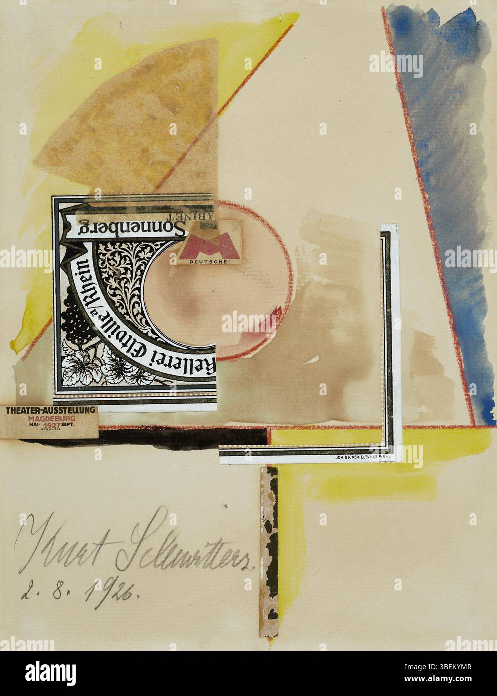 Kurt schwitters collage hi-res stock photography and images - Alamy