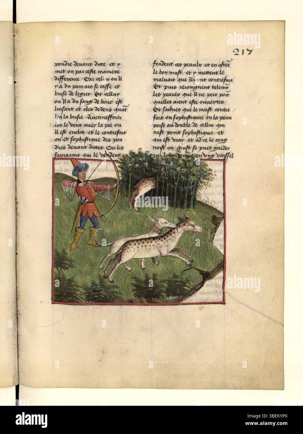 Fifteenth Century Script This 15th-century manuscript page from *BnF Français 12319* depicts ...