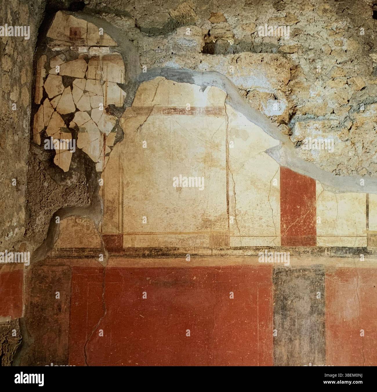 This image shows the frescoes located on the upper zone of the west ...