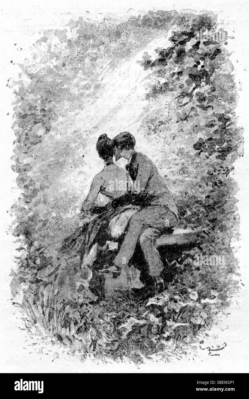 Édouard Riou’s illustration from *Sur l'Eau* (1888) captures a quiet ...