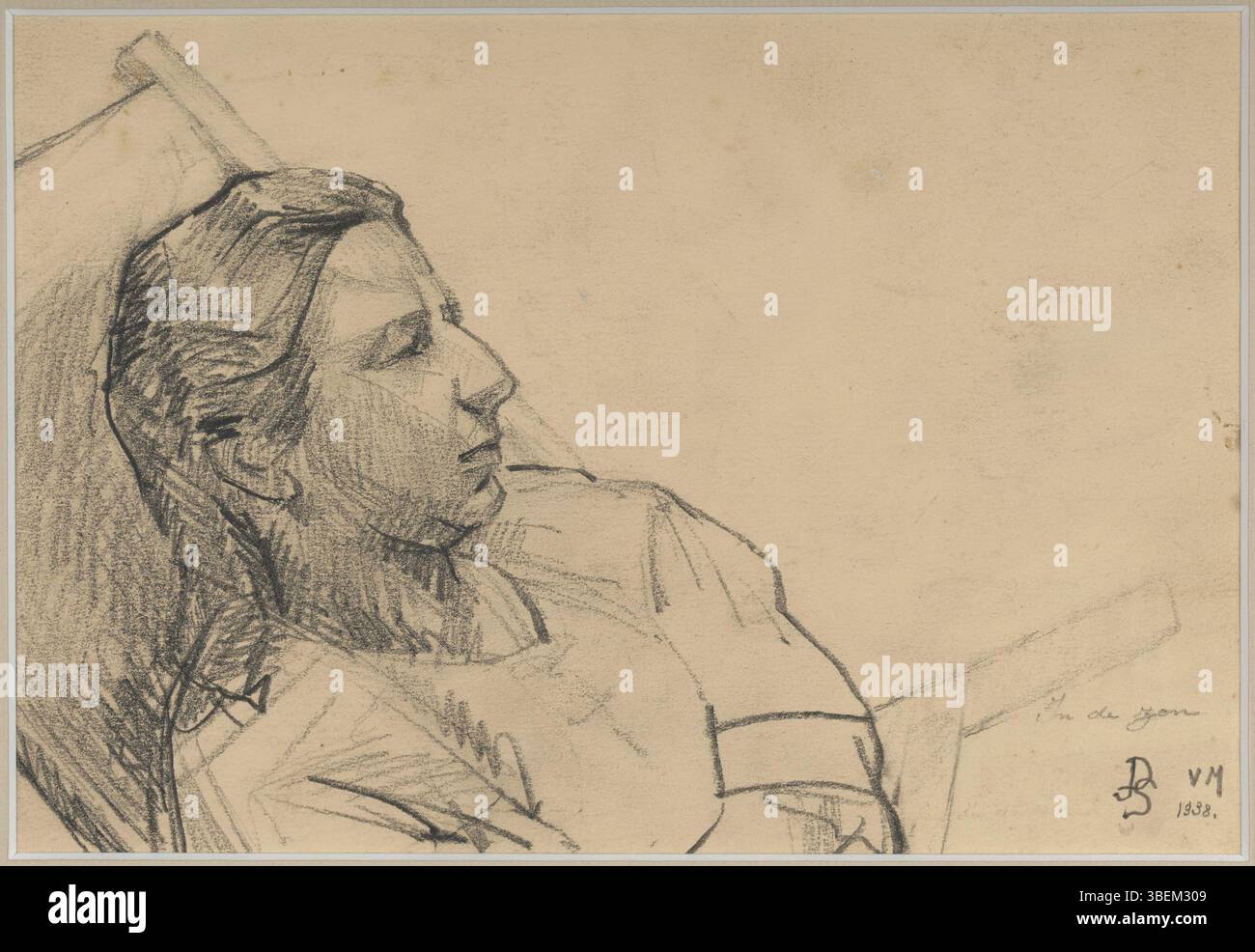*In de Zon* (In the Sun) is a drawing by Jan De Smedt, created in the ...