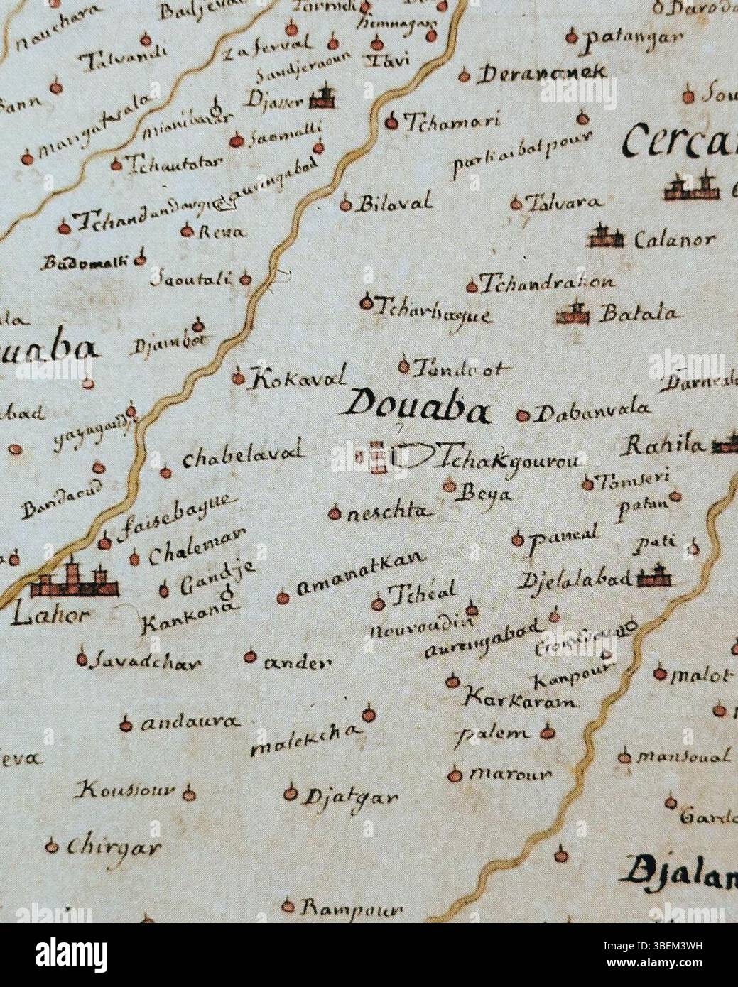 Doab Photo Amritsar map hi-res stock photography and images - Alamy