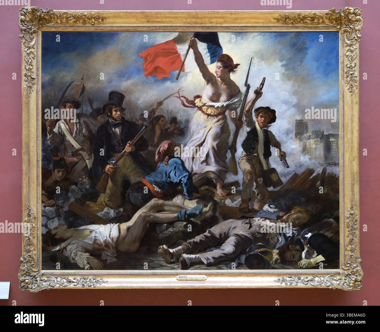Eug ne Delacroix s Liberty Leading The People Is A Famous Romantic 