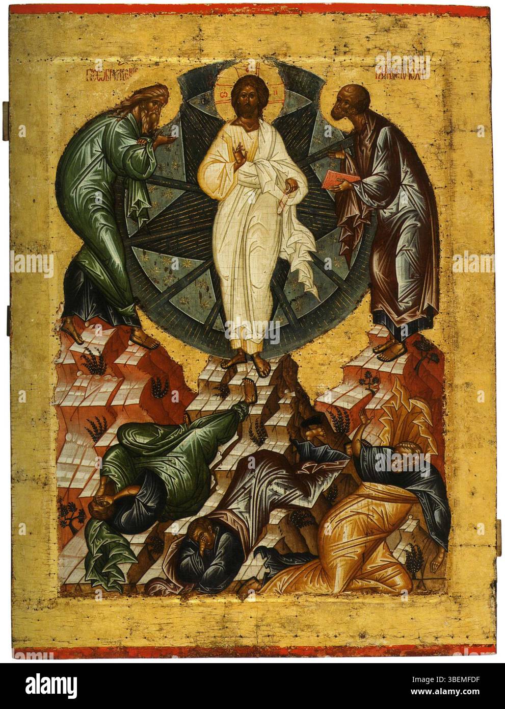 The Transfiguration icon from the Kirillo-Belozersky iconostasis ...