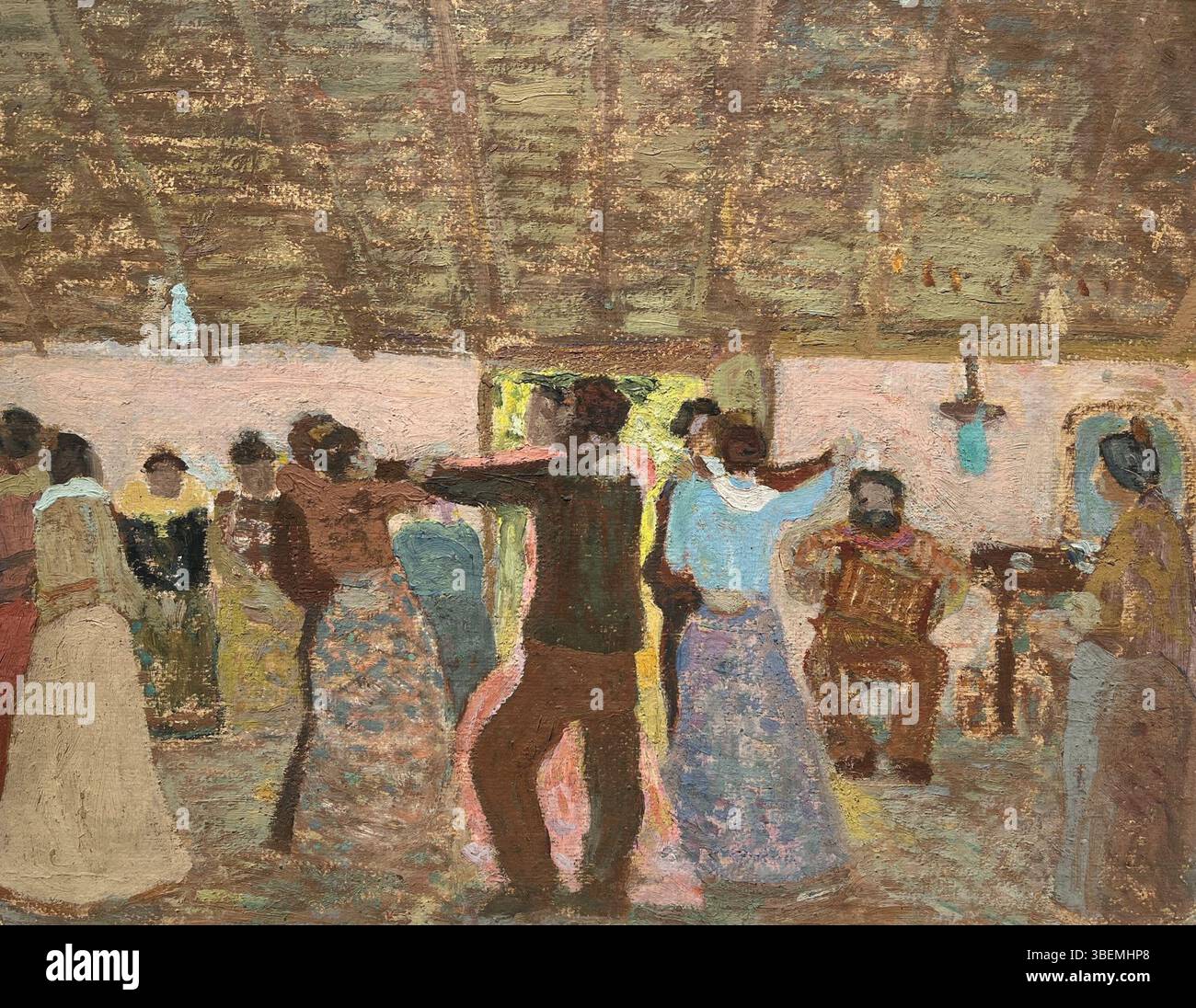 Dancing At Rancho Rich people dancing painting hi-res stock photography and images - Alamy