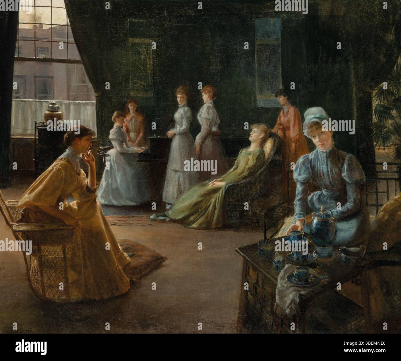  Int rieur Londres By Jacques mile Blanche Painted Between 1861 