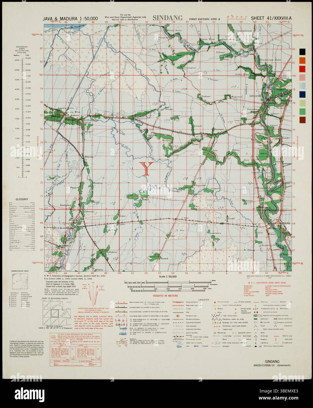 Part of the Java & Madura map series at a 1:50,000 scale, this map was ...