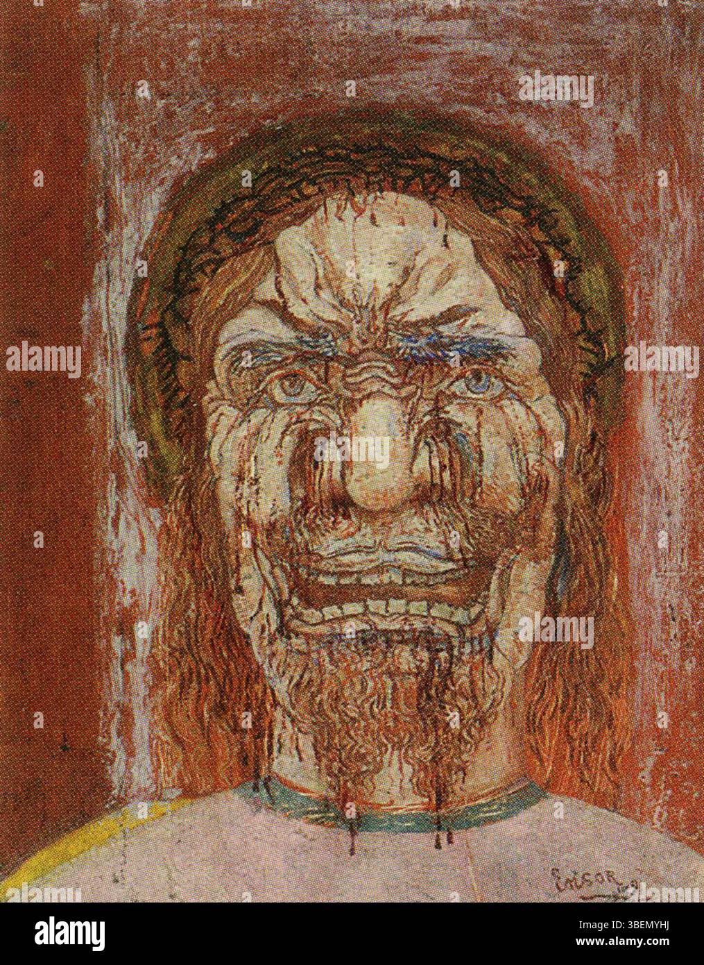*The Man of Sorrows* (1890) by James Ensor is a deeply emotional work ...