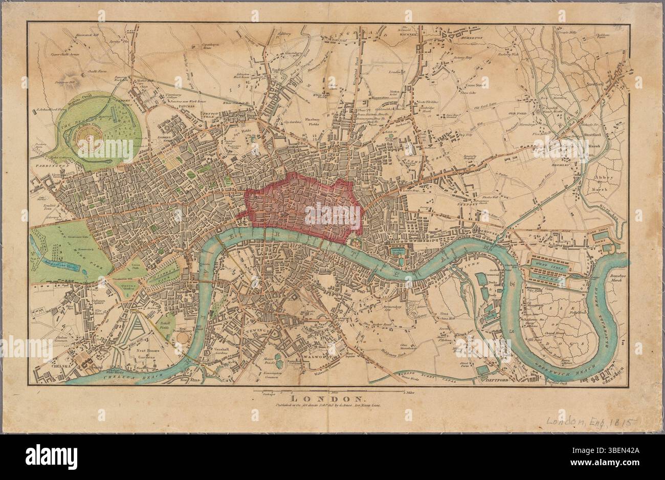 London street map 19th century hi-res stock photography and images - Alamy