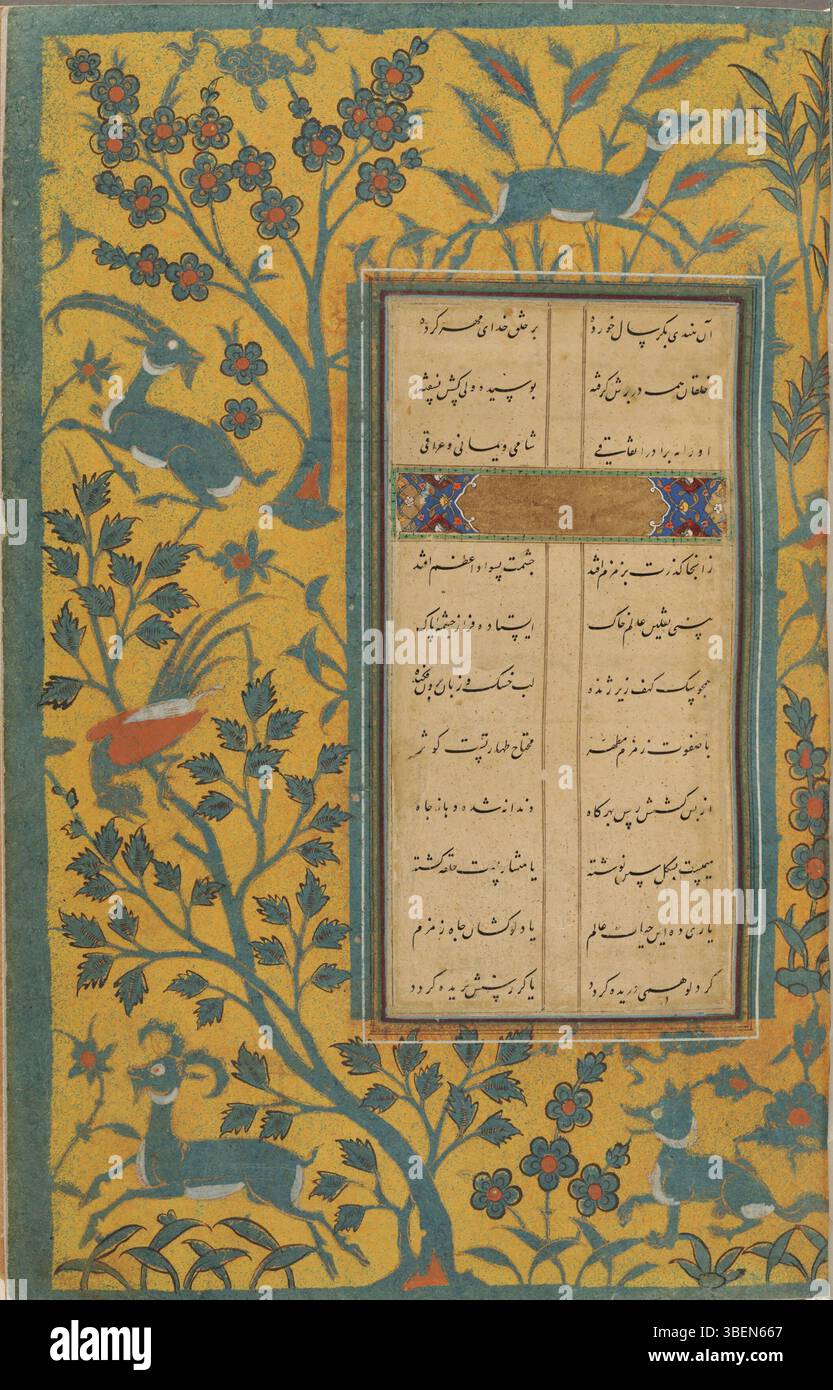 First Script Recorded This page of the 1604 manuscript features the professional nastaliq ...