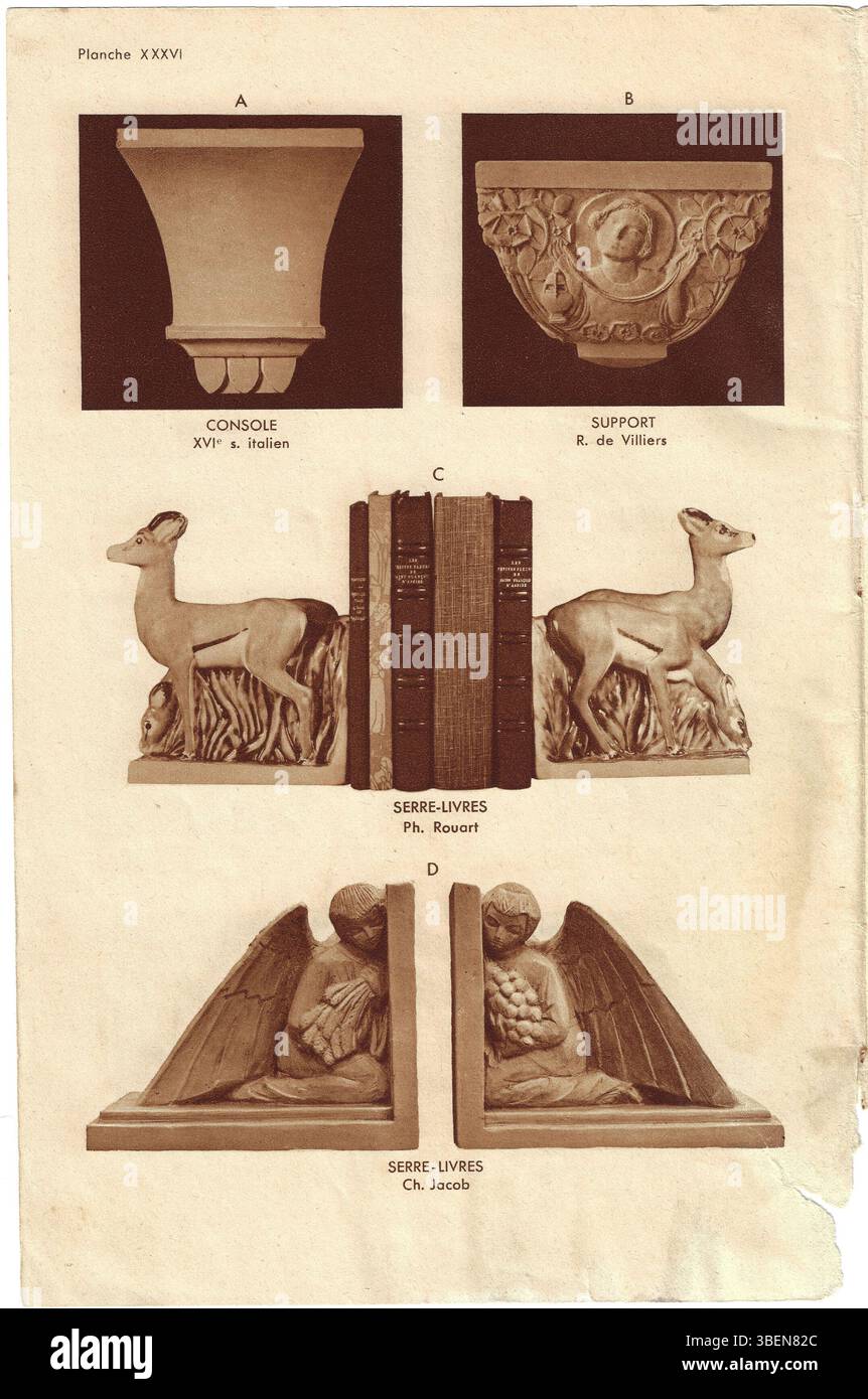 This plate from the *Librairie de l'Art Catholique* catalogue, plate 36 ...