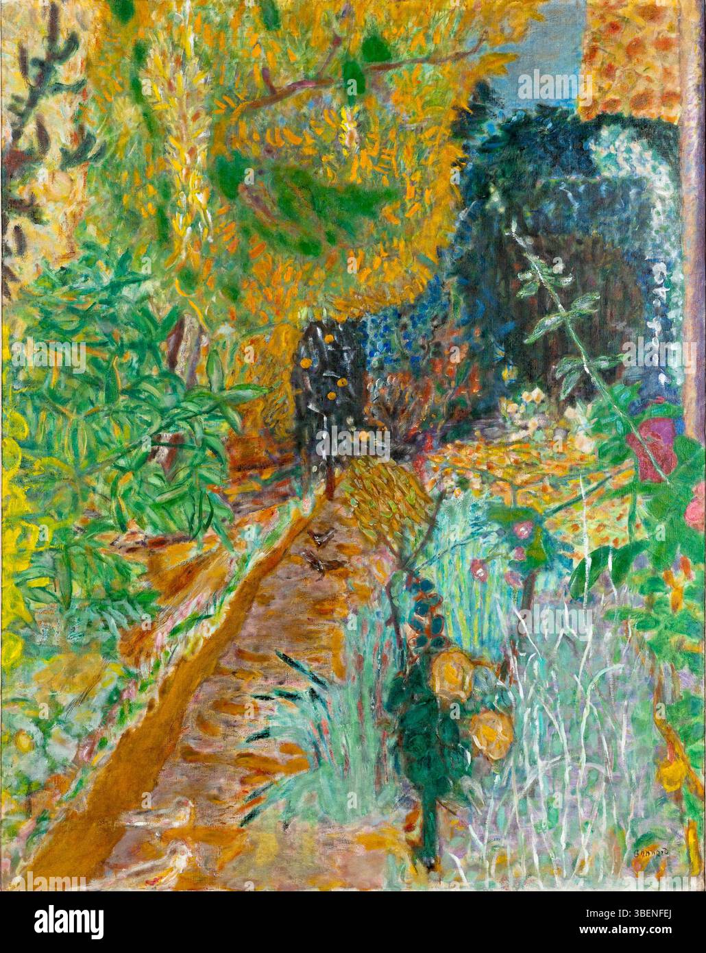 Pierre Bonnard、JARDIN MERIDIONAL AU Le Jardin - Pierre Bonnard as art print or hand painted oil.