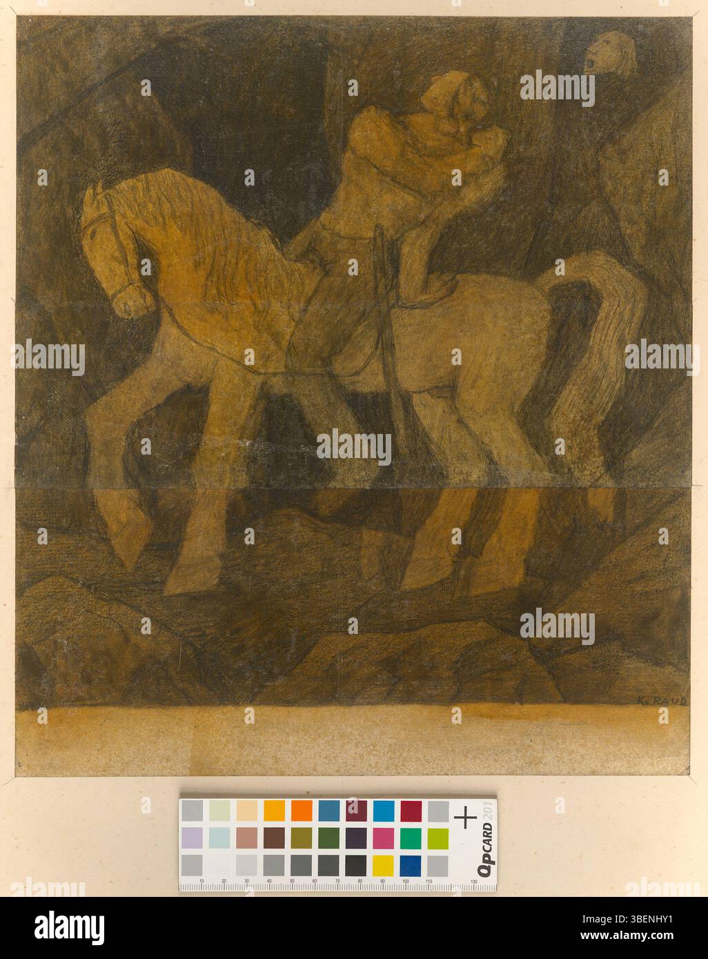 'Kalevipoeg põrgu väravas' (Kalevipoeg at the Gates of Hell) by ...