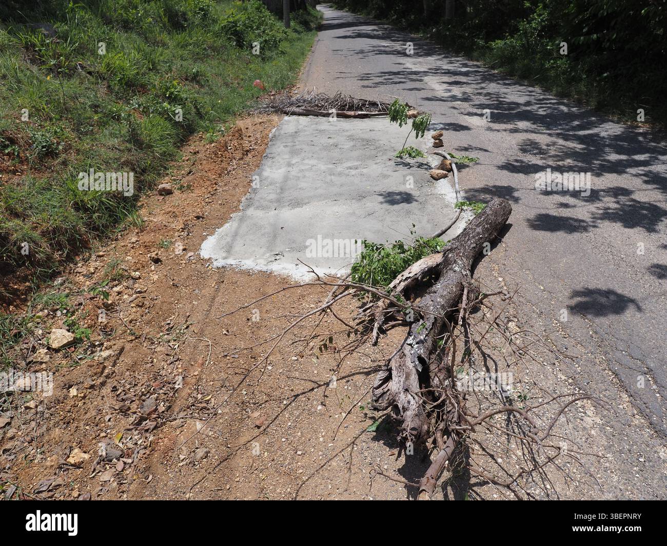 Patched Rpad Asphalt patch on road hi-res stock photography and images - Alamy