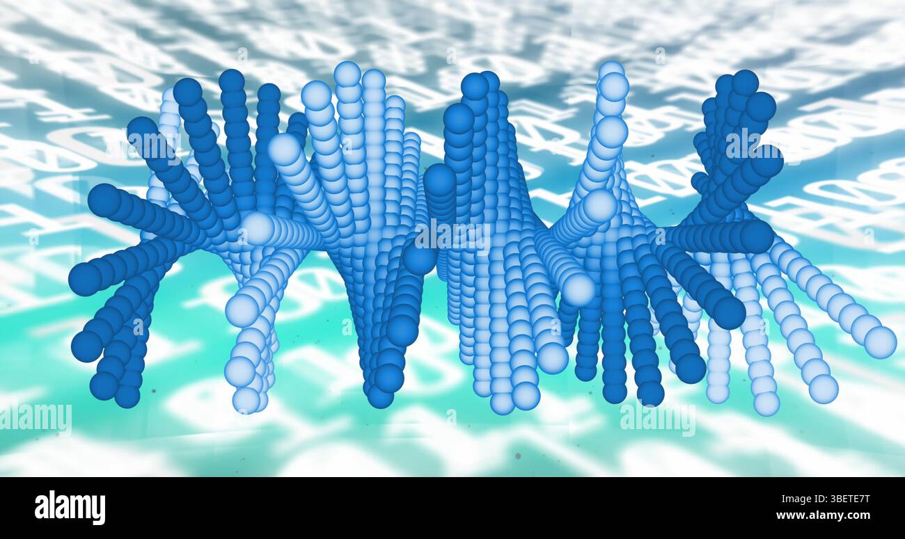 Image of medical data processing over white background Stock Photo