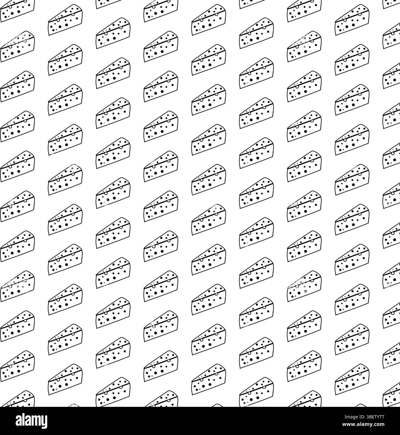 Cheese Slice Pattern Background for National Cheese Day Stock Vector