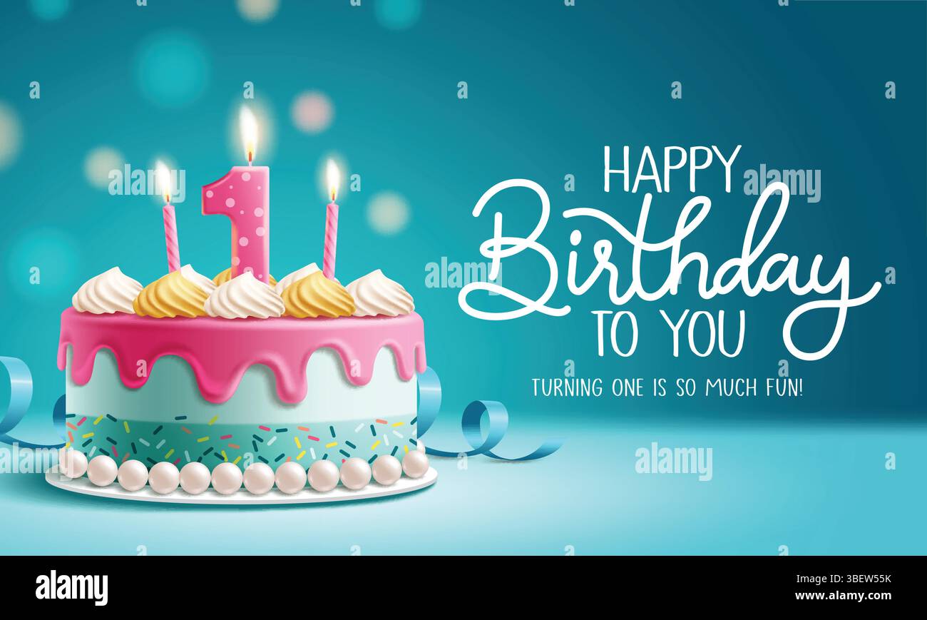 1st birthday invitation card clipart. Happy birthday greeting and — free download