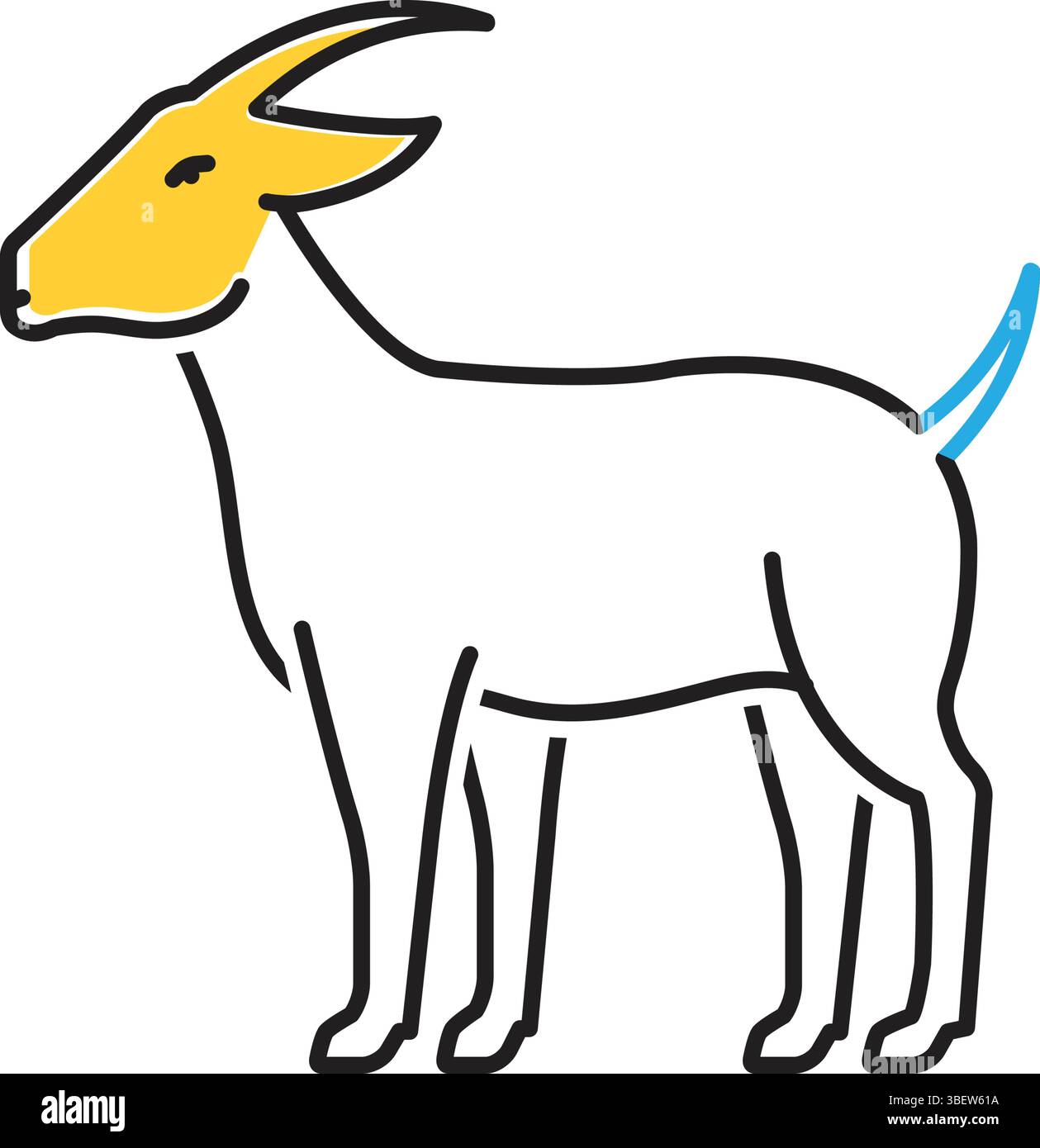 Icon for goat,billy goat Stock Vector Image & Art - Alamy